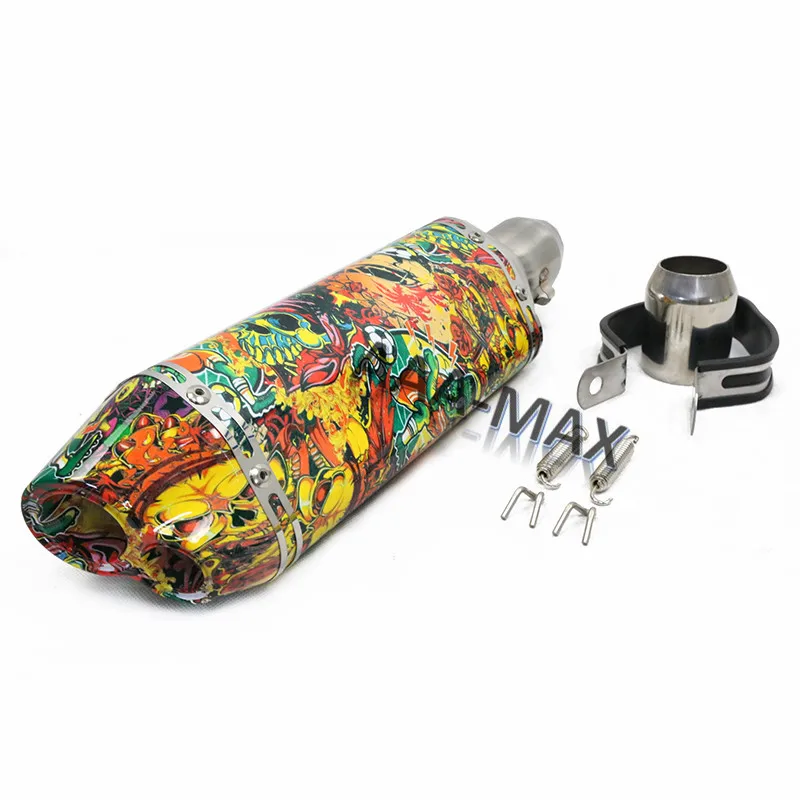 Для akrapovic Yoshimura глушитель для мотоцикла труба для VESPA GTS300 946 LX150 piaggio mp3 acerbis ybr pcx nmax 125 cbr125