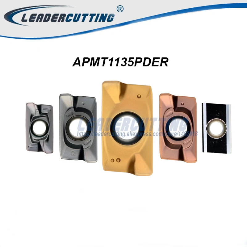 Набор пластин APMT1135PDER твердосплавные втулки для фрезерного станка BAP 300R APKT1135