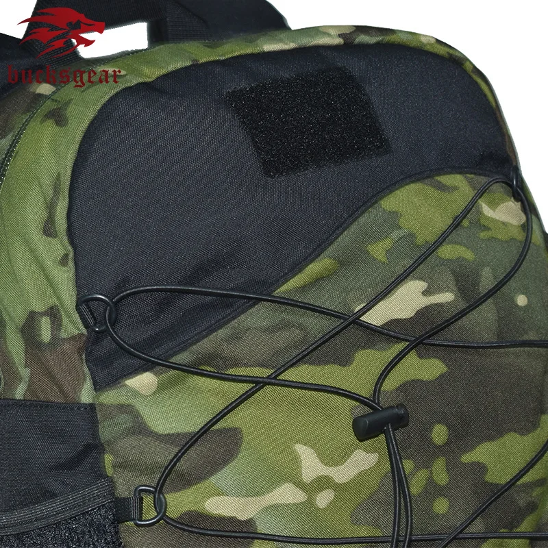 

BUCKSGEAR 500D nylon camouflage military style outdoor sprot backpack football backpack 30l