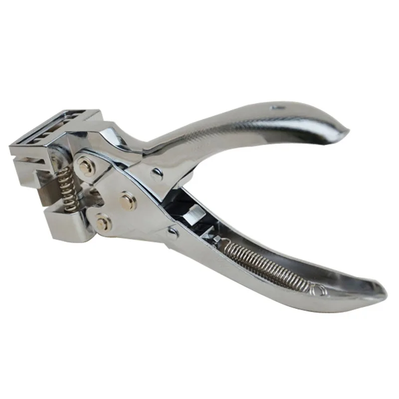 T Slot Shape Cutter Puncher Punch Plier Hole Paper Id Identity Cut Card Paperboard Stationery Office Badge Tag Tool | Канцтовары для