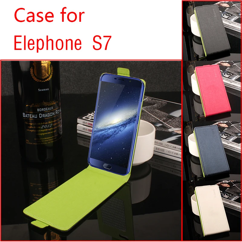 HongBaiwei для Elephone S7 чехол телефона чистый цвет вверх вниз Открытый Вертикальный