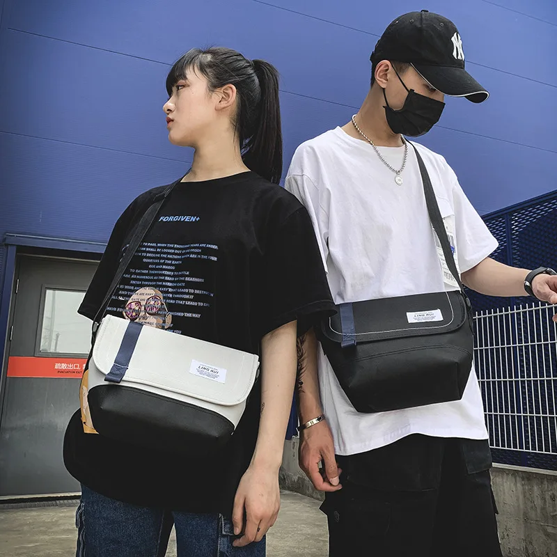 

Fashion Oxford Cloth Shoulder Bags Waterproof Crossbody Bag Lover Sports Male Messenger Bags Satchels Bolsa Masculina Sling Bag