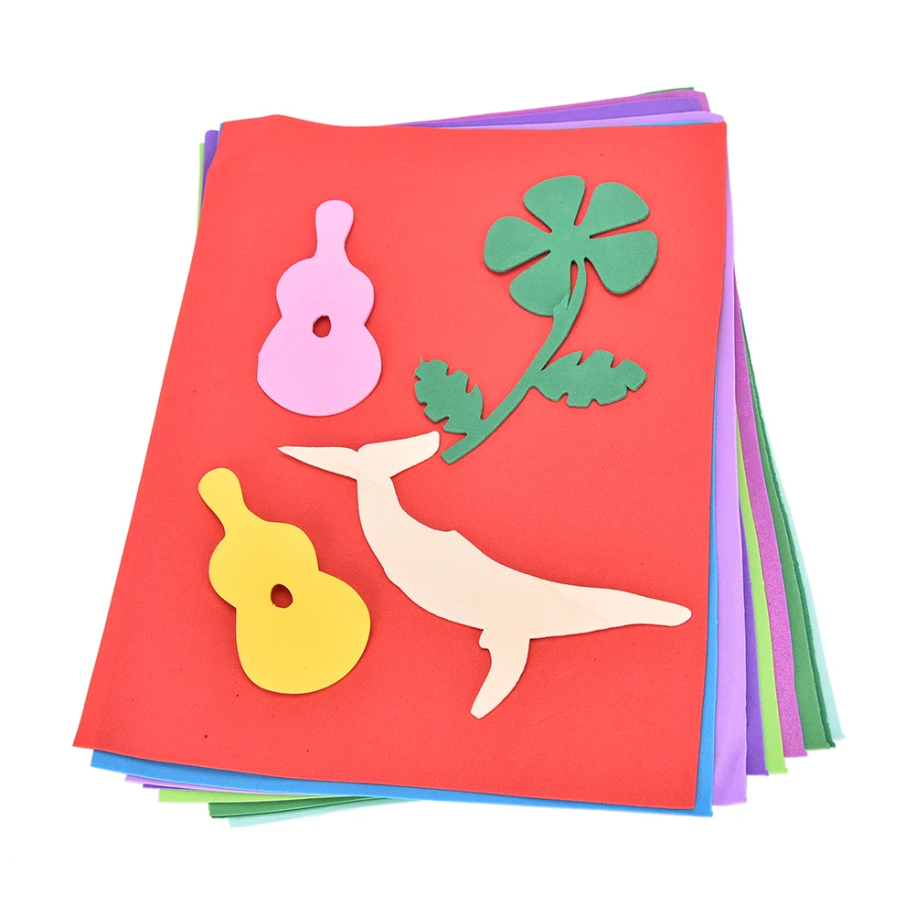 10 шт./лот новая Толстая многоцветная поролоновая бумага складная для