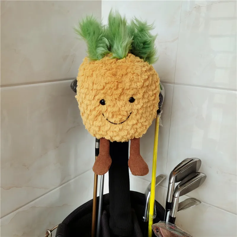 

Pineapple driver headcover golf club 460cc Plush fruit wood cover CUTE GIFT