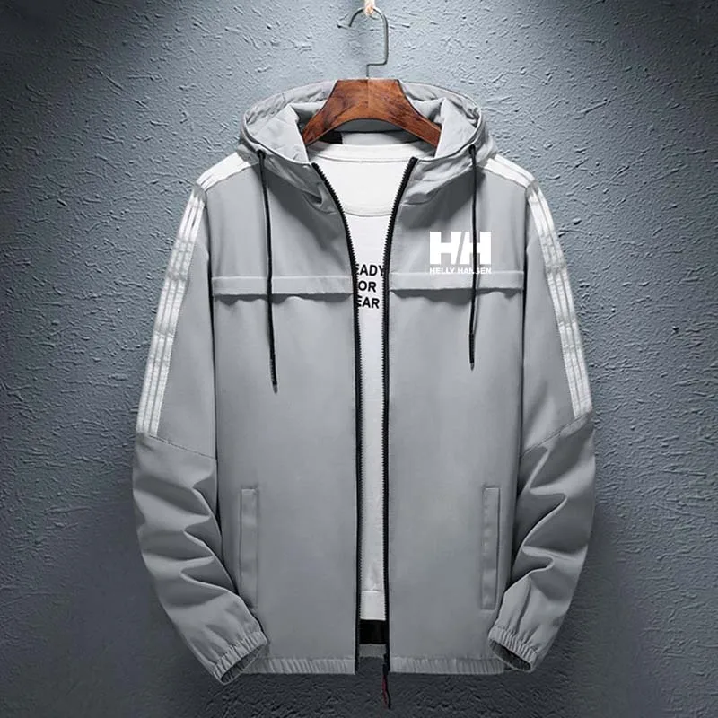 

Element-chaqueta cortavientos para hombre, nueva chaqueta de moda para hombre, chaqueta cortavientos de gran tamao con cremalle
