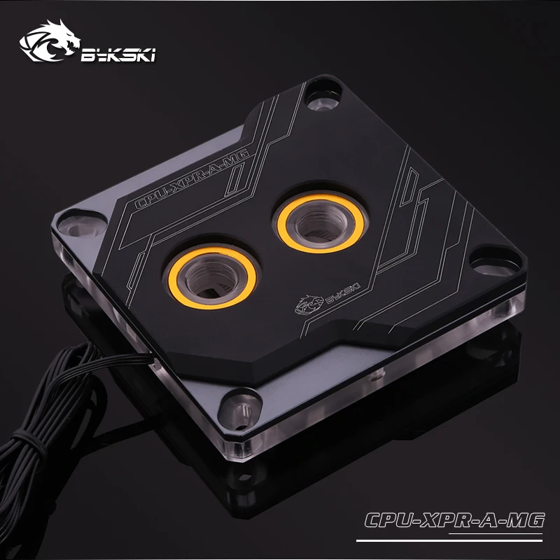 Bykski cpu-XPR-A-MG, для Intel Lga115x/2011 cpu водяные блоки, RBW система освещения, микроводный блок водяного охлаждения