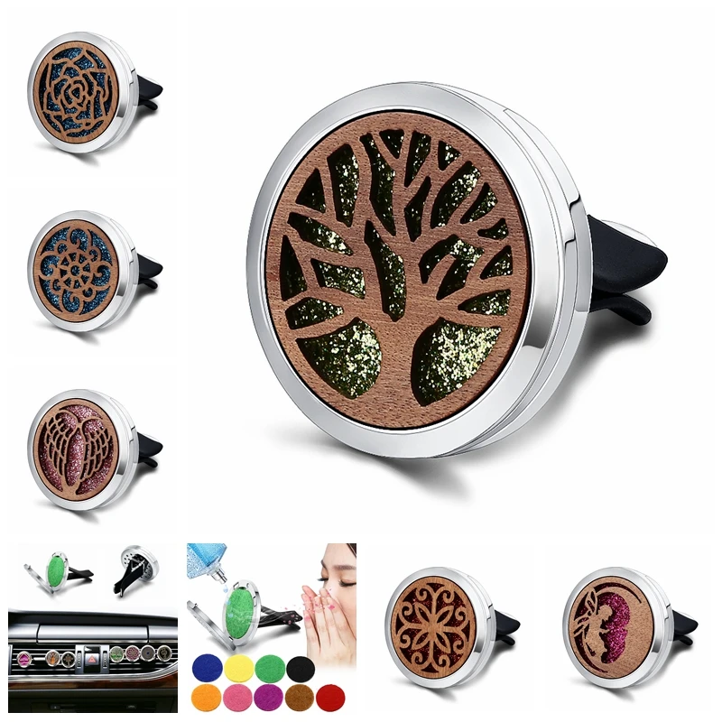 Автомобильный освежитель воздуха многоразовый с зажимом для вентиляции