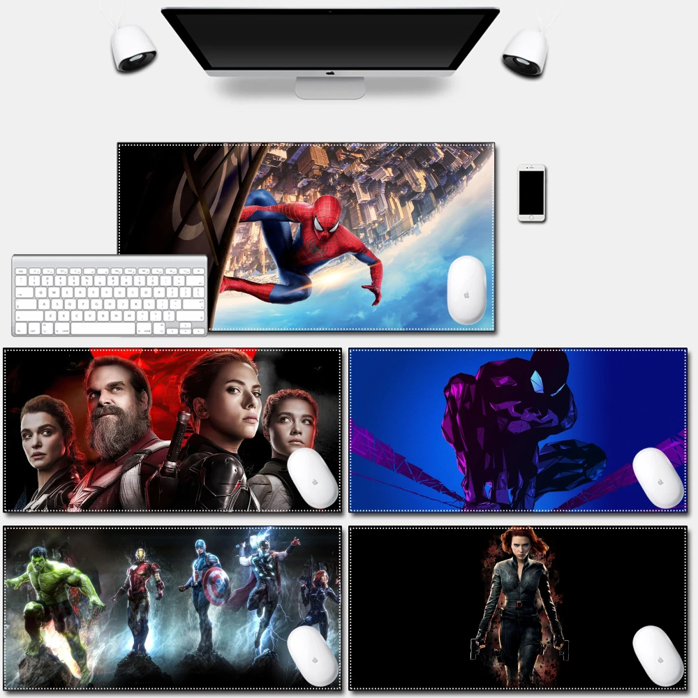 

Противоскользящий коврик для мыши большого размера Disney, утолщенный игровой коврик для игровой мыши, ноутбука, настольного компьютера, Marvel, ...