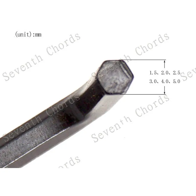 Набор торцевых ключей для бас-гитары 9 клавиш 1/20 дюйма 1 5 мм 2 3 1/8 4 3/16 мм. Аксессуары