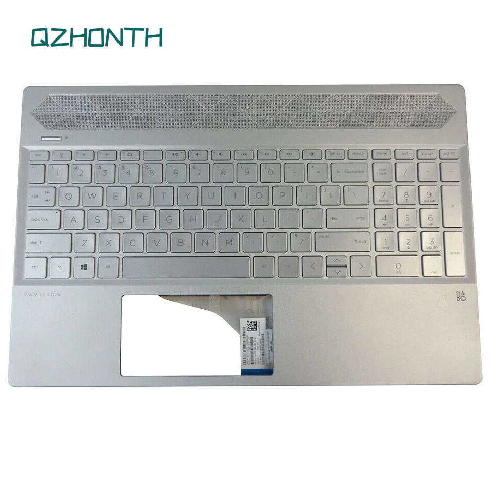 

Used For HP 15-CS 15-CW Palmrest Top Case with Keyboard Non-Backlit Silver Color