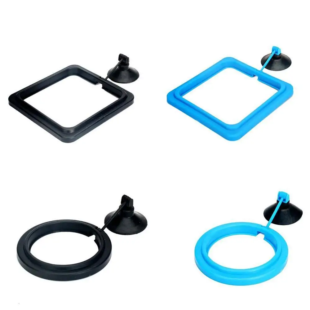 

Fish Feeding Aquarium Fish Tank Ring Feeder Station Floating Food Water Plant Buoyancy Circle 1pcs Feeding Ring Aquarium Fish Ne