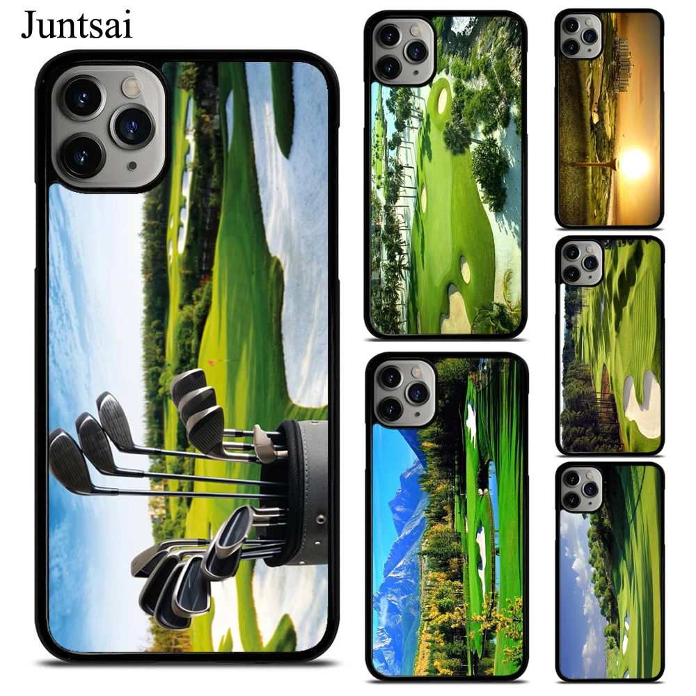 Чехол для поля гольфа Fundas iPhone 12 Mini 11 Pro Max 7 7Plus 6S 5S SE 2020 8 8Plus X XS XR|Бамперы| |