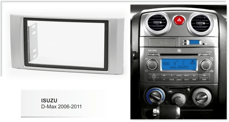 Автомобильная панель с двойным Дином для Isuzu D-Max DMax 2006-2011 радио DVD стереомагнитола