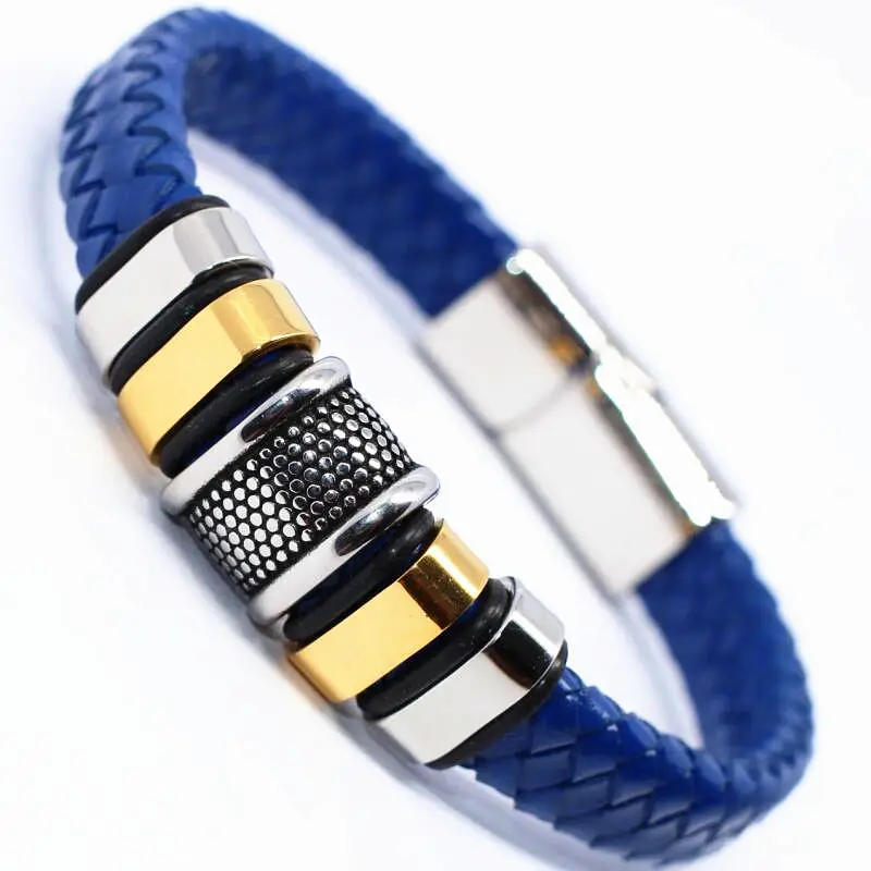 LOOKER Handmade Genuine Leather Weaved Man Bracelets Casual/Sporty Cool Men Jewelry De Couro Pulseiras Masculinos | Украшения и