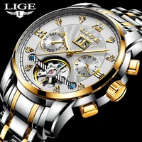 relogio masculino 2020lige men watches fashion top brand luxury business automatic mechanical watch mens casual waterproof watch