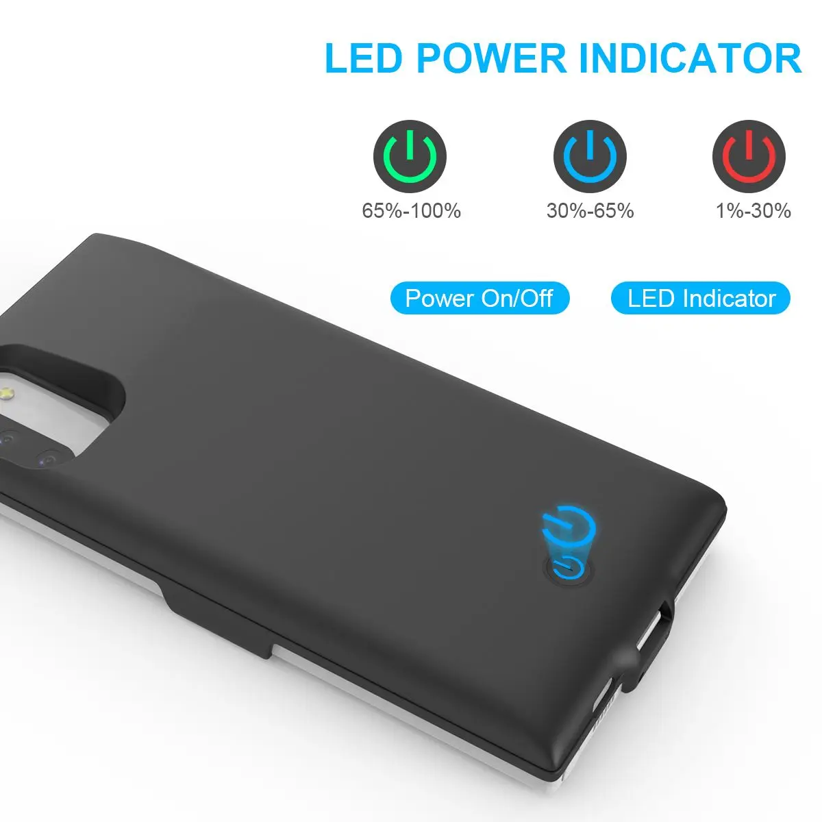 Для Samsung Galaxy Note 10 чехол для аккумулятора 7000 мАч внешний резервный аккумулятор