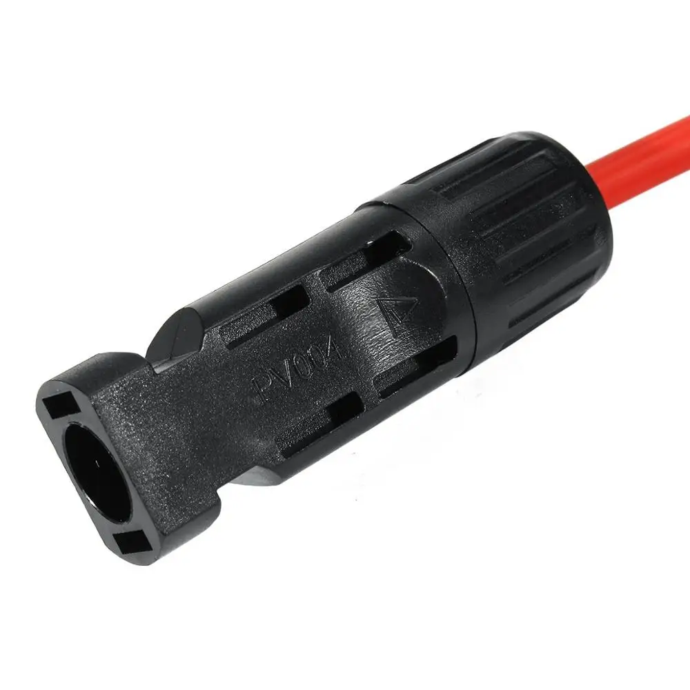 1 пара 11AWG Солнечный Кабель для подключения панели удлинители солнечных кабелей с