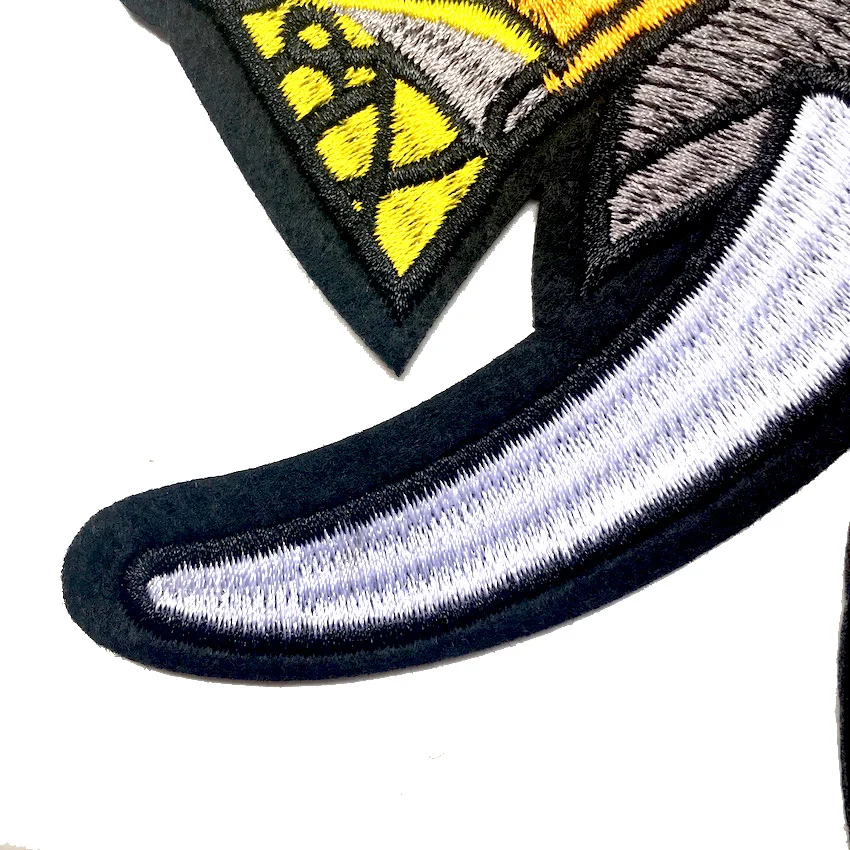 1 шт. крутой слон хорошее качество вышивка аппликация нашивки для одежды утюжок