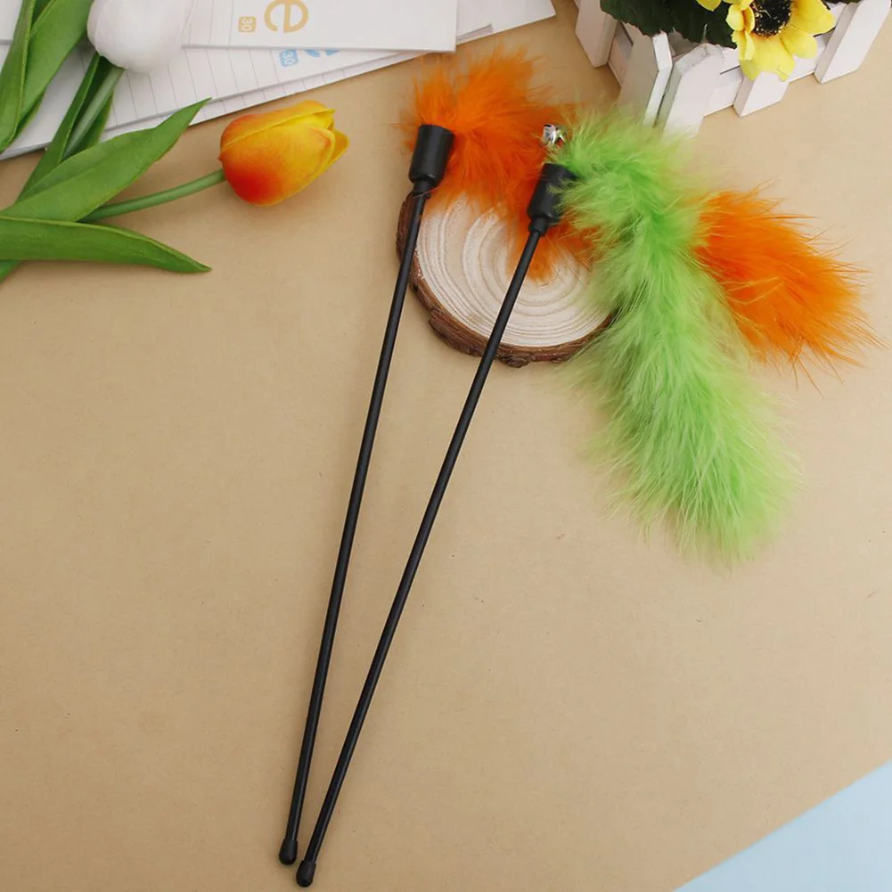 Разнилка для котенка домашних животных кошек Пластиковая Палочка колокольчик