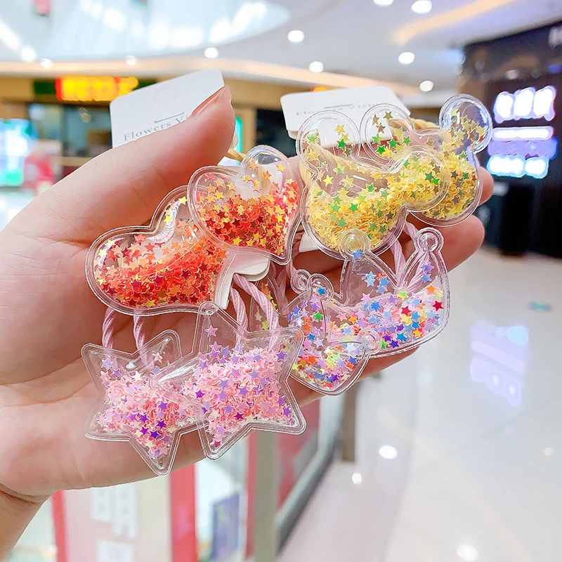 Резинки для волос из органзы с цветами девочек модные аксессуары шифоновые