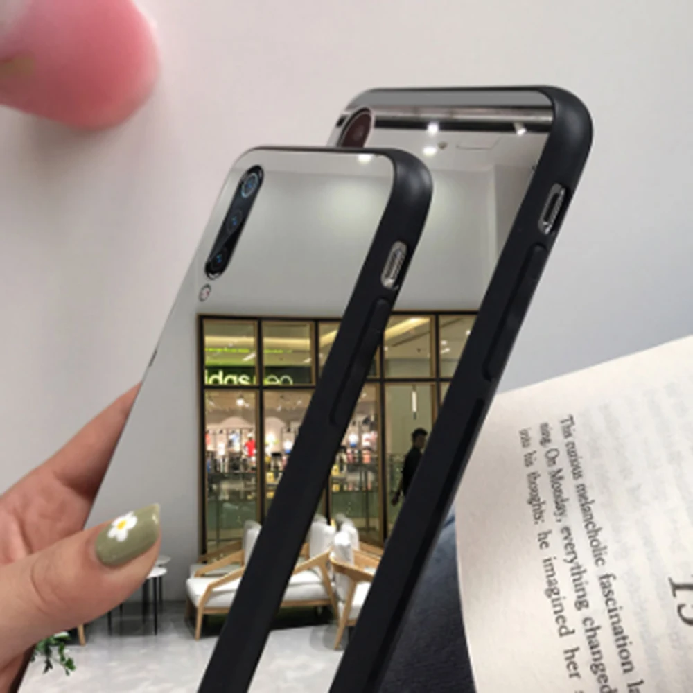 Роскошный мягкий модный зеркальный чехол из ТПУ для телефона Samsung A70 A50 A40 A30 A20 Galaxy