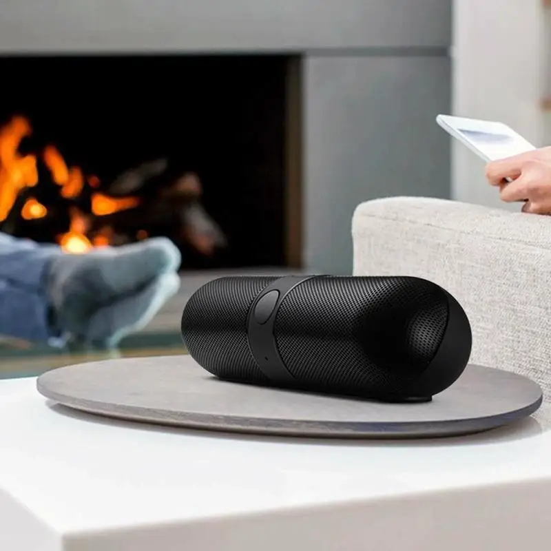 Автомобильный беспроводной портативный мини Bluetooth стерео динамик Капсульная