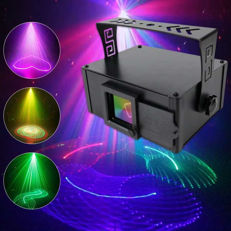 Заводская розетка лазерная RGB 4D светодиодная лампа сценическое освещение