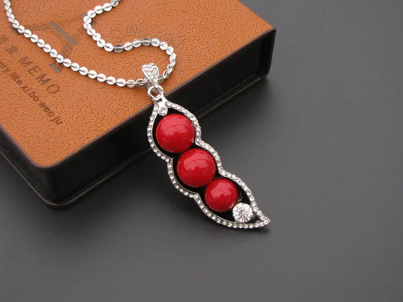 Длинное женское ожерелье Простой Модный кулон с имитацией жемчуга универсальная