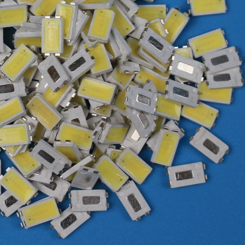 50 шт. для SAMSUNG высокой мощности 5630 Светодиодный PLCC-4 Телевизор с подсветкой супер яркий диод SMD 5630 lcd 0,5 Вт 3 в холодный белый Телевизор с подсветкой
