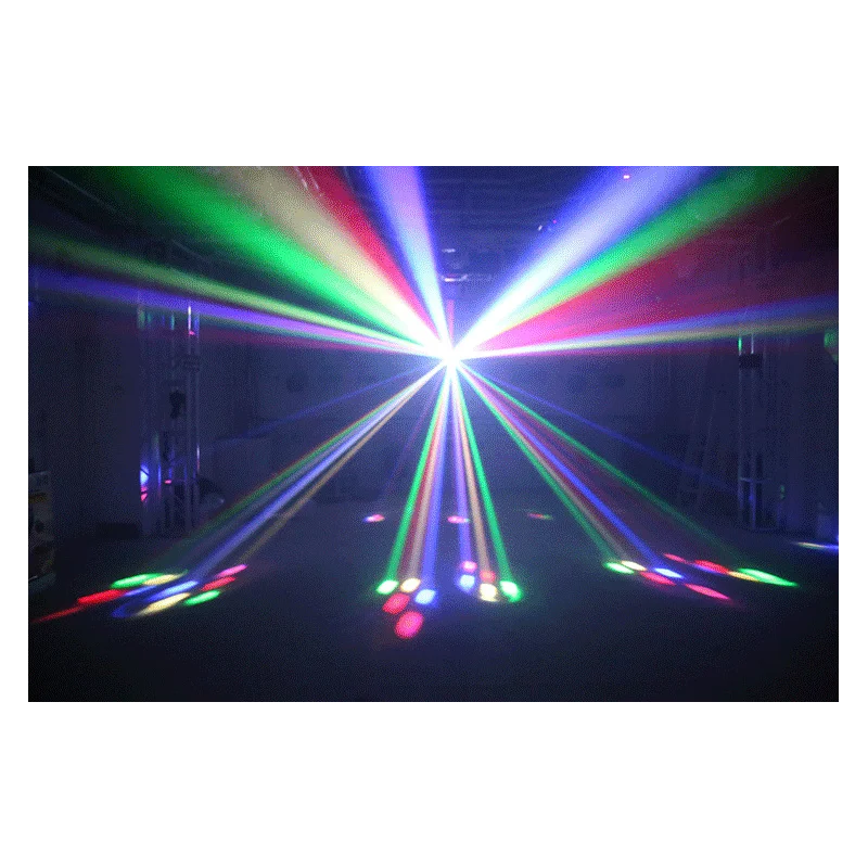 Новое поступление светодиодный лазерный стробоскоп в форме бабочки с пультом