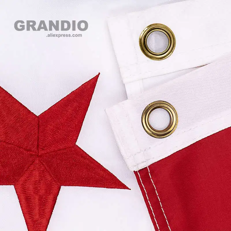 Вышитый Флаг Калифорнии США уличный водонепроницаемый нейлон 3x5 футов