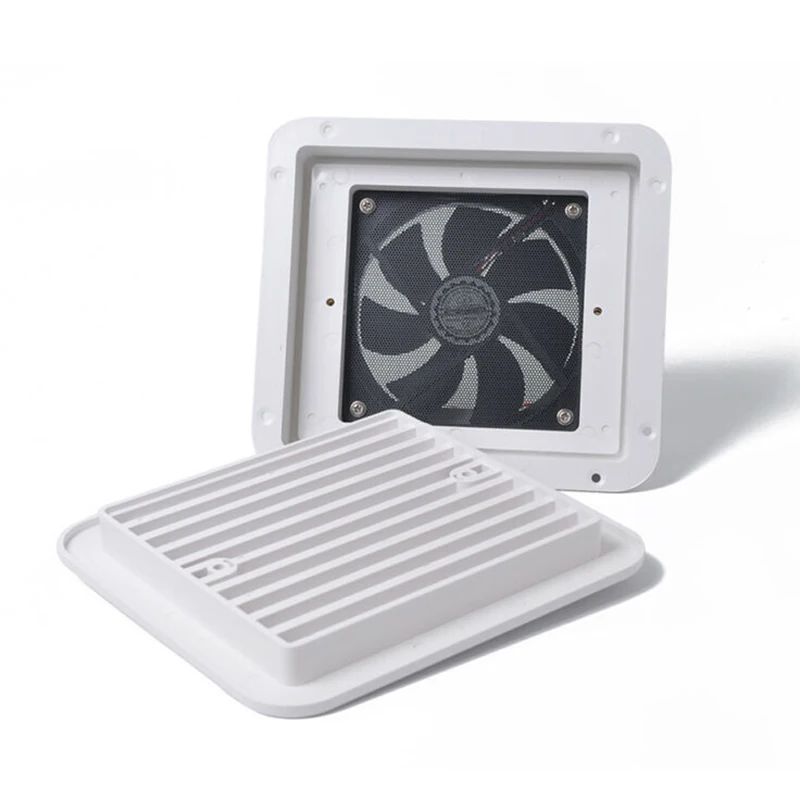 

Accessory Ventilation fan White For RV Caravan Truck Plastic Side Cooling Fan