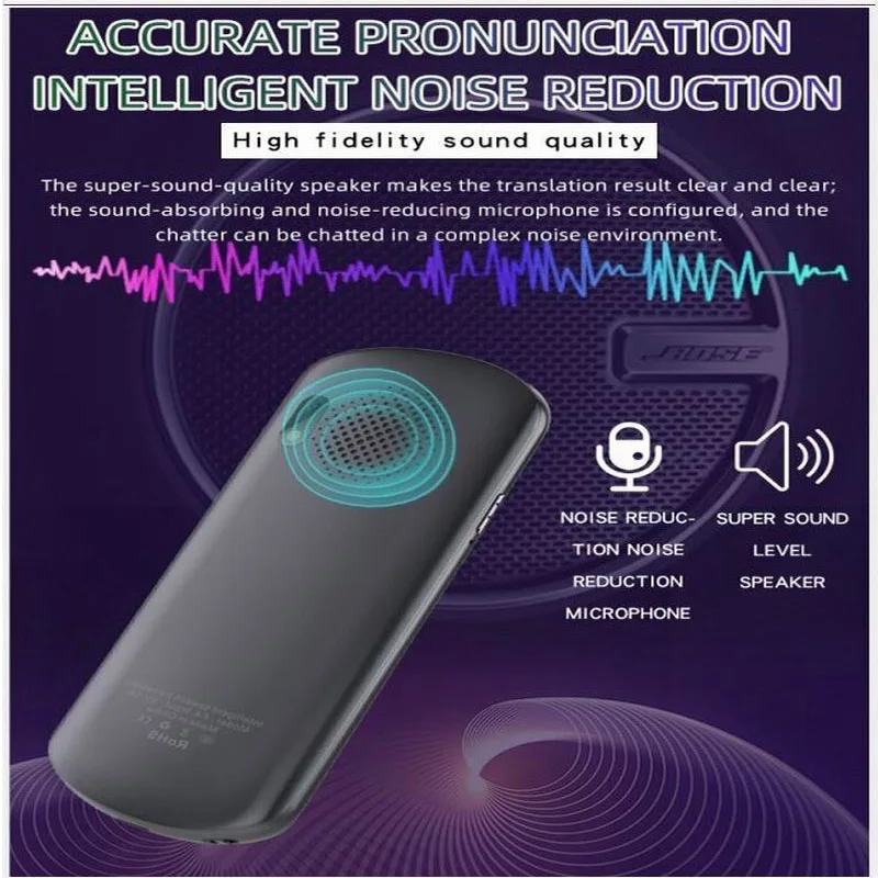 

Smart Translator Multi-Languages Instant Voice 2.88 Inch Touch Screen with Camera 43 Countries Photo Translation Machine