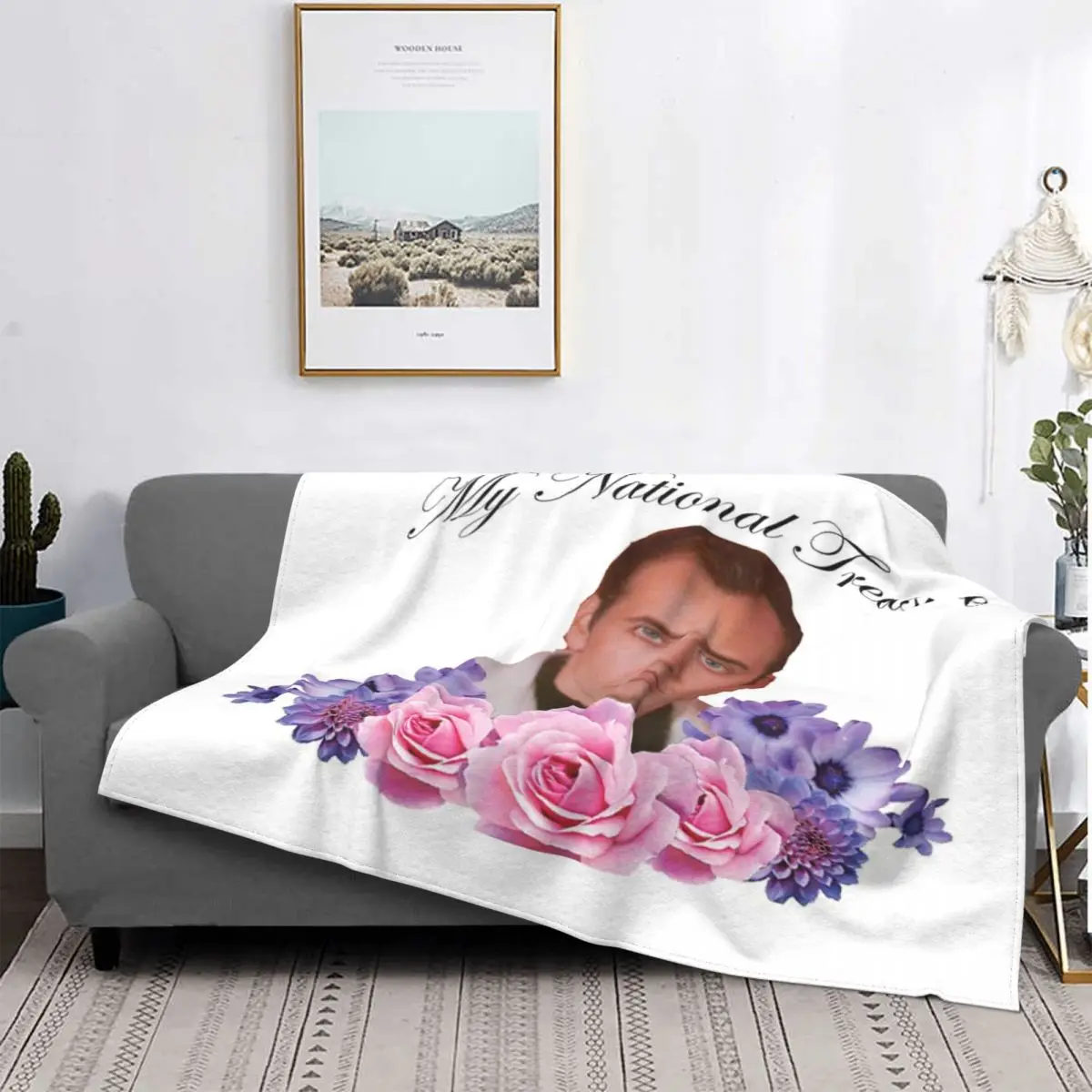 

Cobertor de cama a cuadros, manta del Tesoro Nacional, cobertor de cama de muselina, manta de verano a cuadros, ropa de cama y f