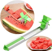 2021 new watermelon slicer cutter stainless steel windmill cut watermelon artifact fruit cutter kitchen gadgets fruit tool