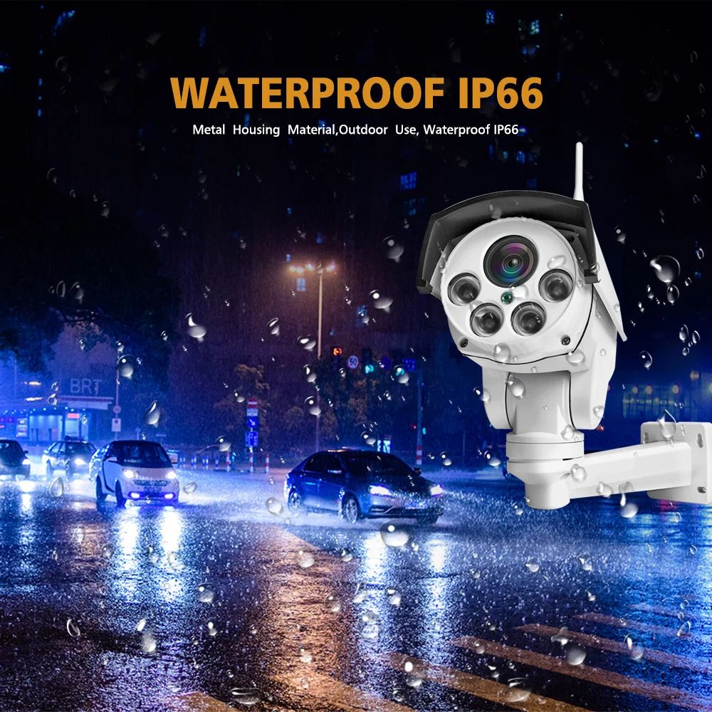 Супер HD 1080P 5MP Wifi PTZ IP камера Onvif аудио 5X 10X оптический зум 2MP CCTV камера безопасности наружная ИК 50 м P2P CamHi