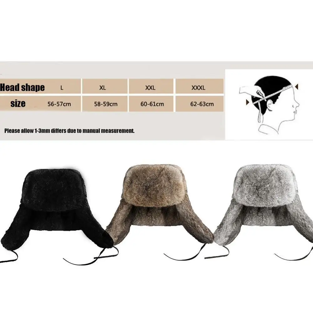 Значок России водонепроницаемая шапка шапки-бомберы Авиатор охотник зимняя