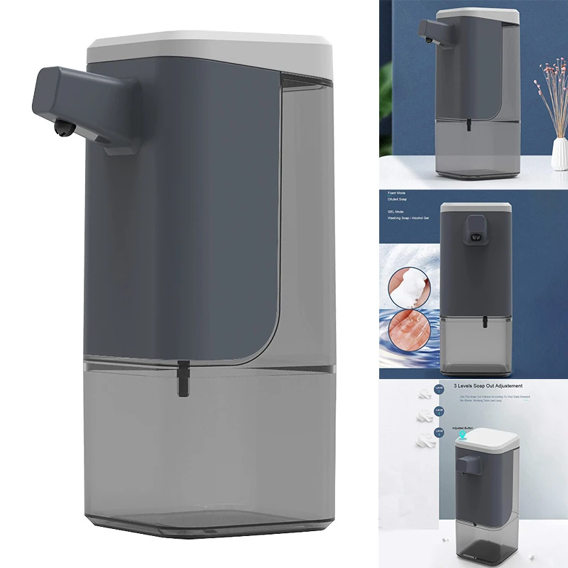 

HOT Automatic Soap Dispenser, 600Ml/20.3Oz Touchless Hand Free Auto Sensor Wall Mount Soap Dispenser for Bathroom