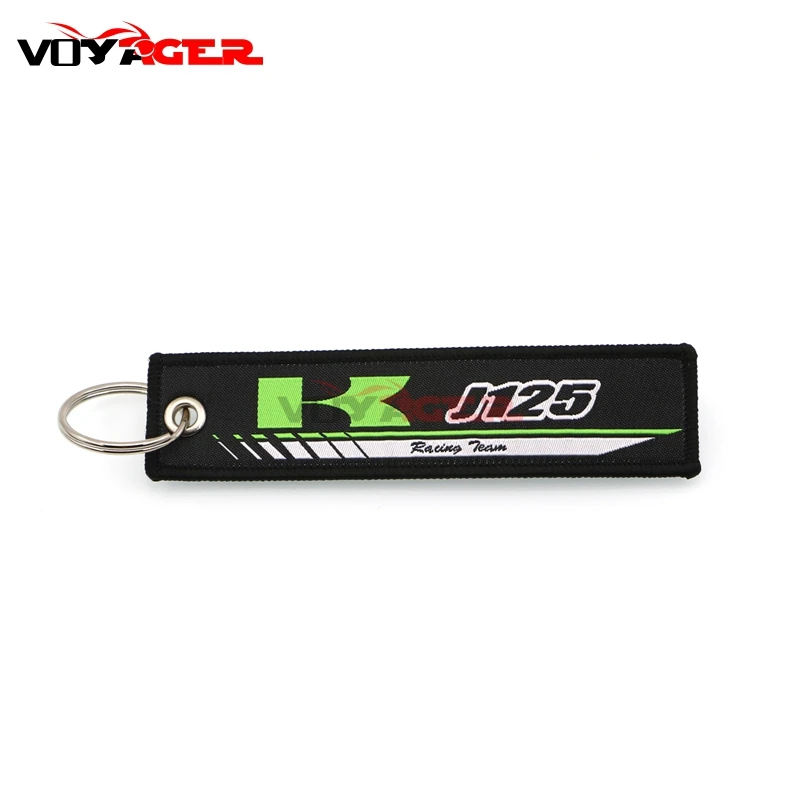 Коллекция вышивки мотоцикла брелок для Kawasaki J125 ER6N ER6F VERSYS X300 650 1000 ключей подвесная
