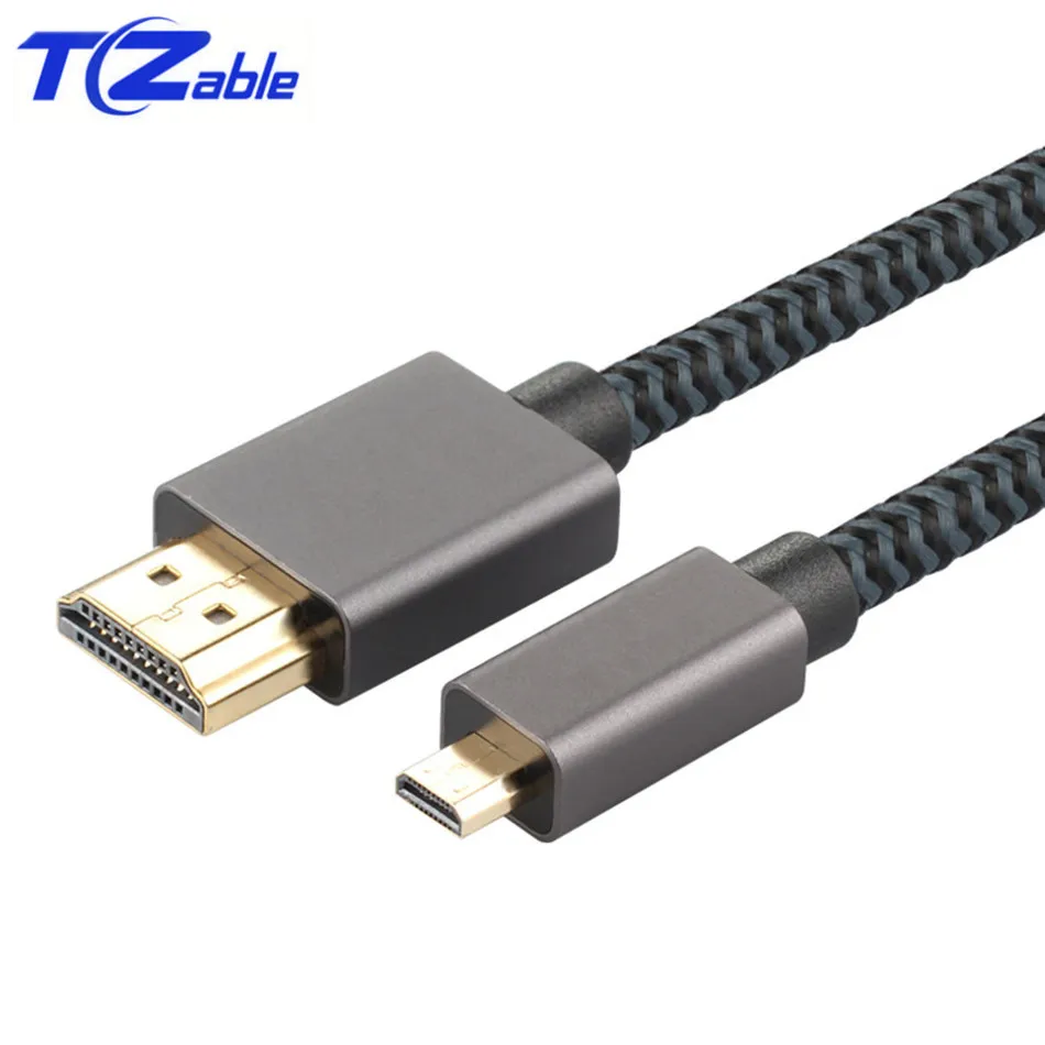 Кабель HDMI 4k адаптер 2 0 Micro 60 Гц папа для PS4 Xiaomi TV Box HDTV HD кабель 1 м 3 м|Кабели HDMI| |