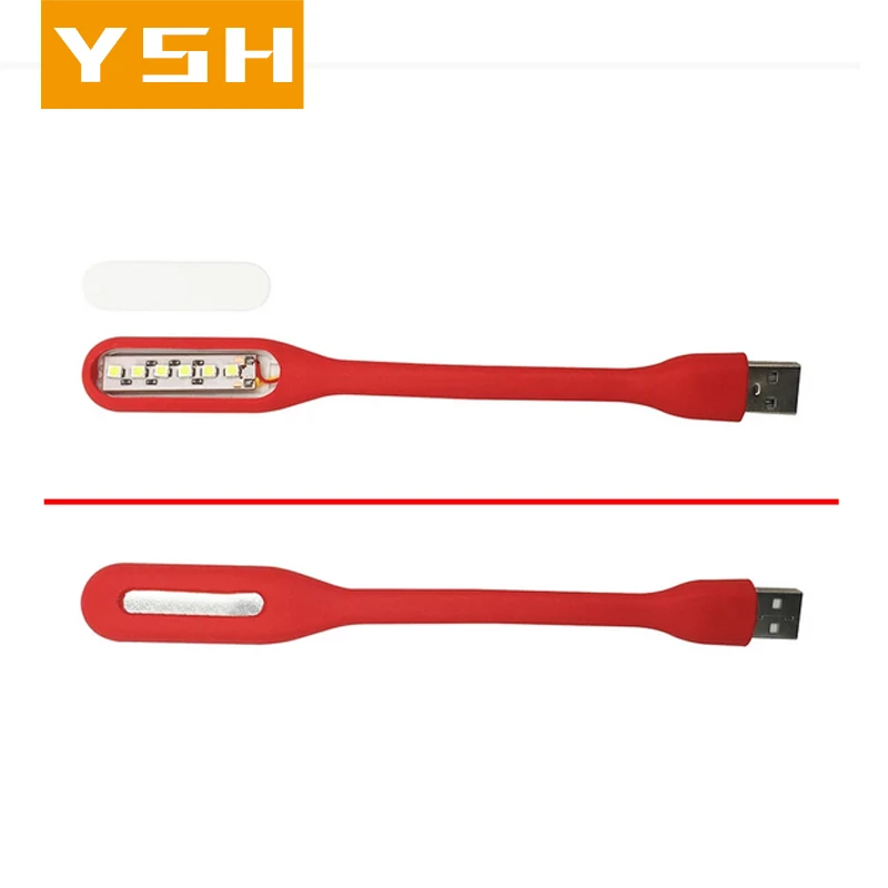 

YSH Reading Desk Lamp USB Mini Night Light USB Lamps Book Light Portable White Light LED Light Mobile Power Portable Notebook