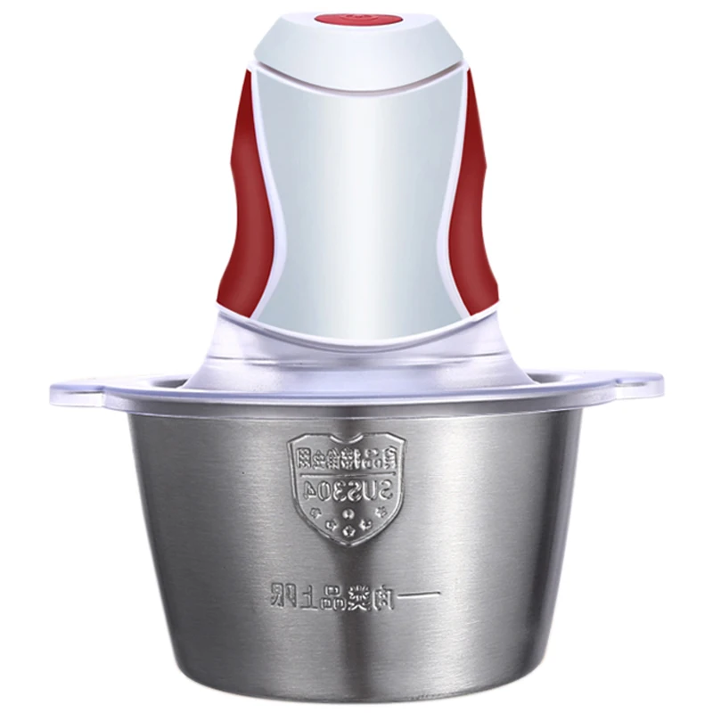 Горячая Распродажа электрическая мясорубка 2 л бытовой измельчитель из