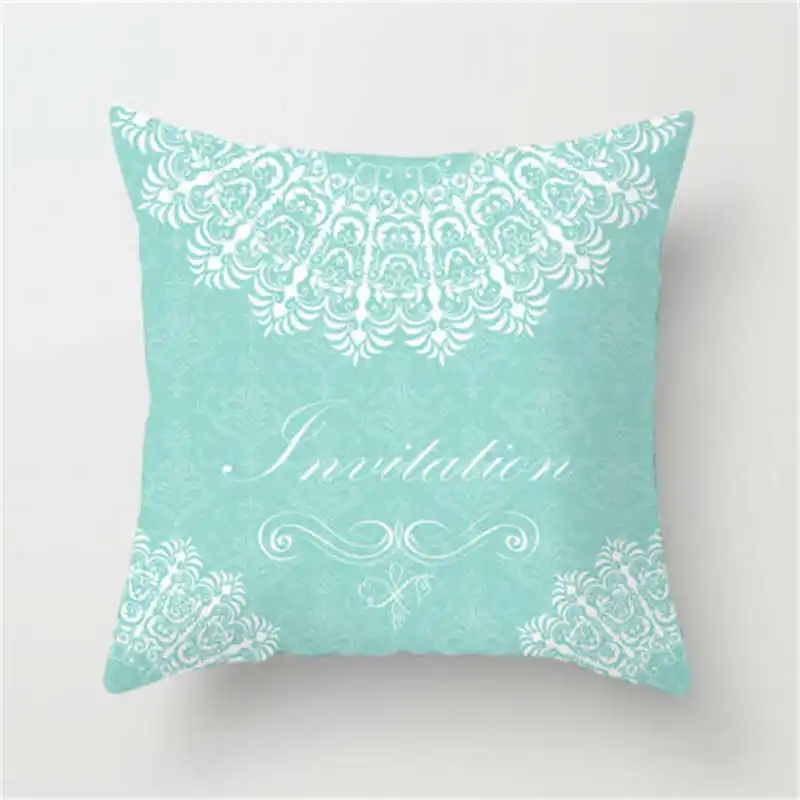 

Polyester Mandala Ethnic Flowers Sofa Pillow Case Sofa Cushion Cover Home Decor