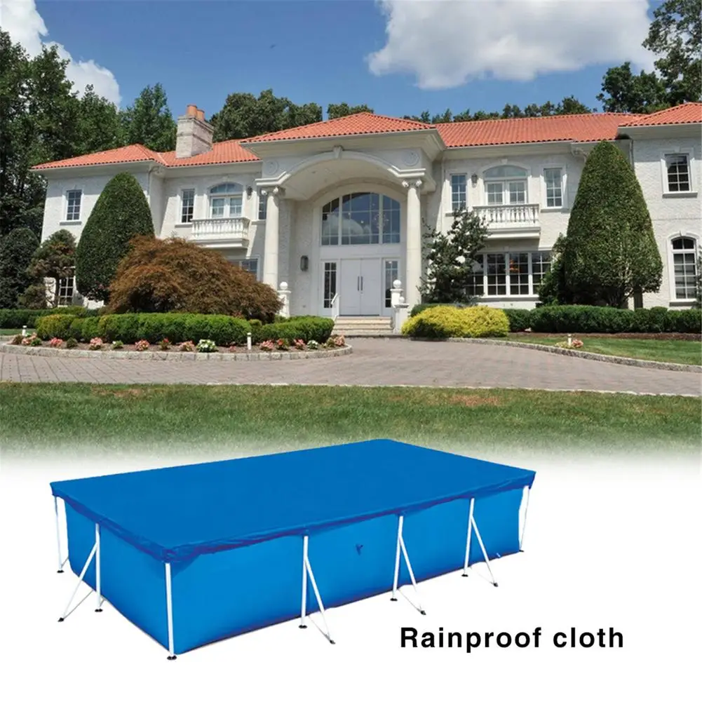 

Outdoor Pool Accessories Rectangular Pool Cover Tarpaulin Solar Swimming Pool Protection Cover Heat Insulation Film