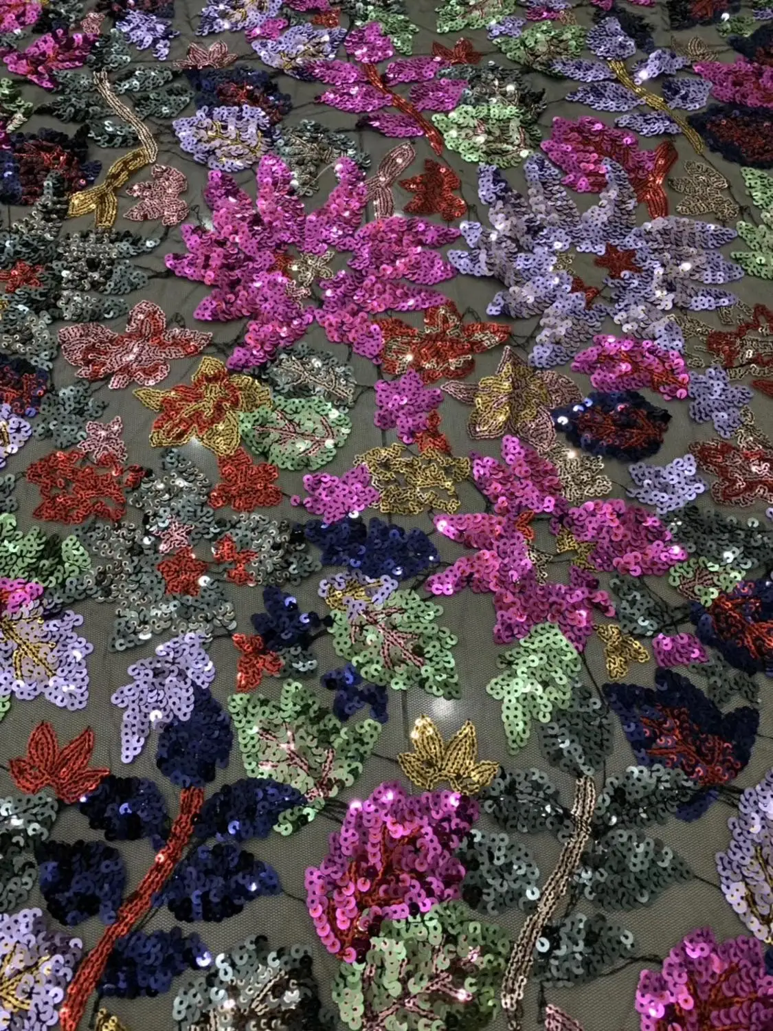 Кружевная ткань с сеткой и блестками в Африканском французском стиле кокосовой