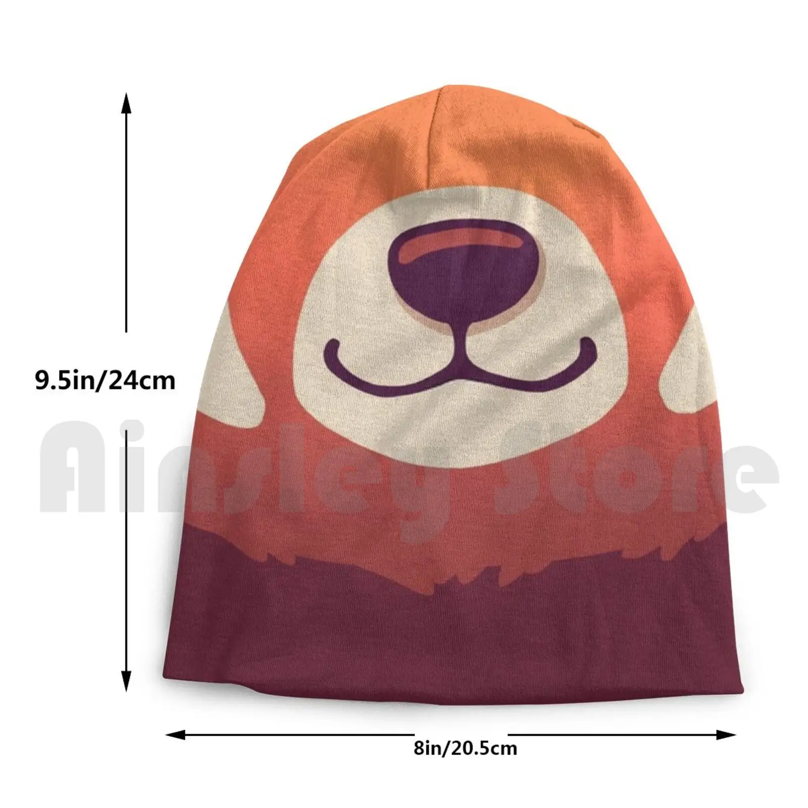 

Red Panda Beanie Hedging Cap DIY Print Cushion Social Distancing Social Distancing Social Distance Quarantine Funny