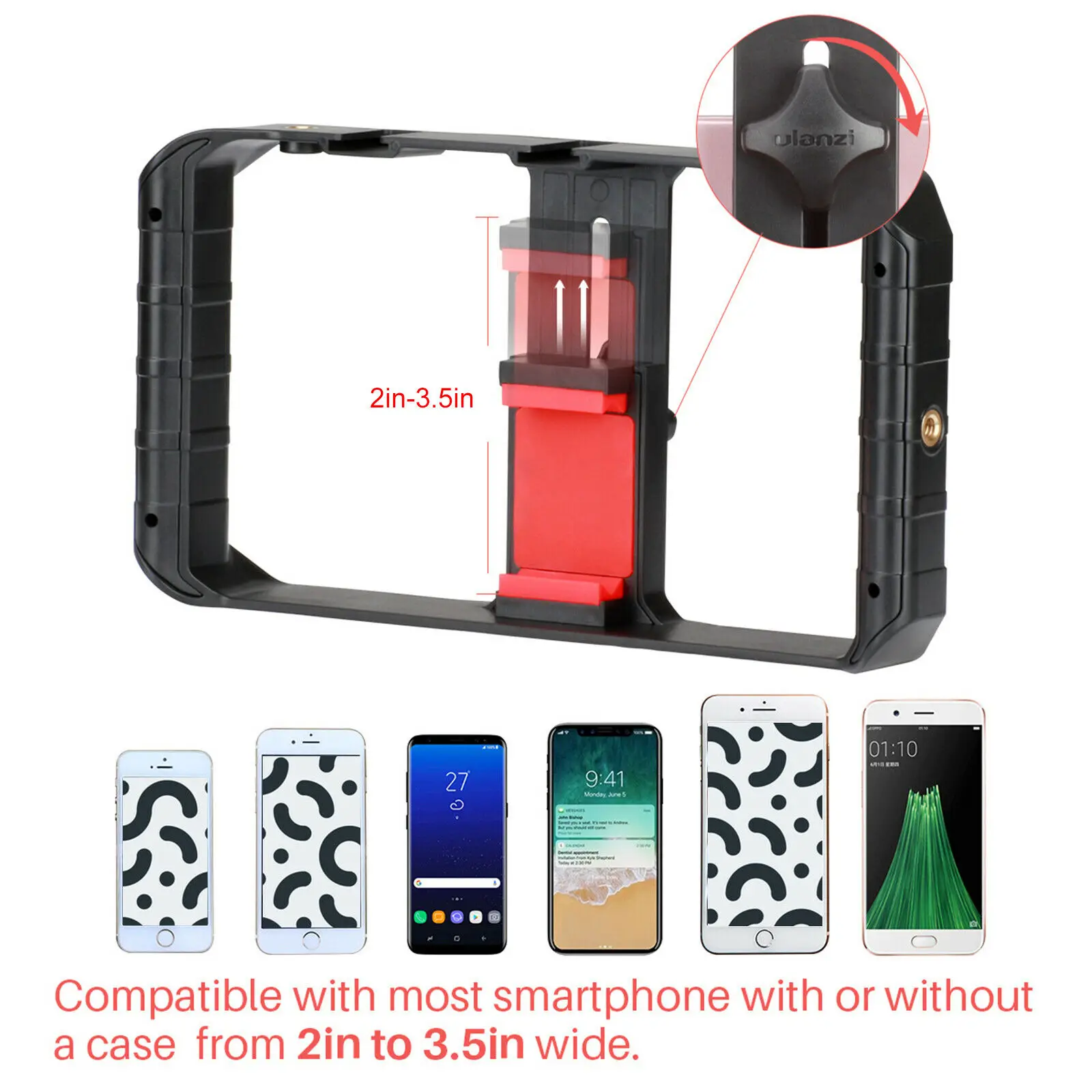 

Video Stabilizer Rig Case Smartphone Filmmaking Recording for iPhone/Samsung#50
