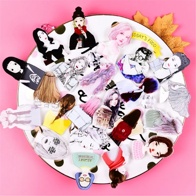 1 шт. городская мода девочка мультфильм значков на булавке Kawaii значок Bacges рюкзак