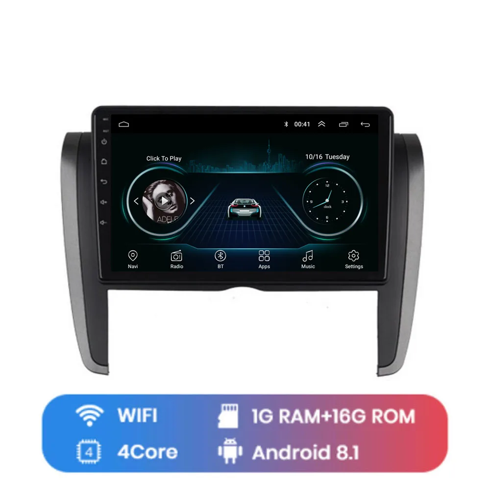 WIFI (1G 16G) 4G LTE Android 8,1 для Toyota Allion 2007 2008- Мультимедиа стерео автомобильный dvd-плеер навигация gps радио - Цвет: WIFI (1G 16G)