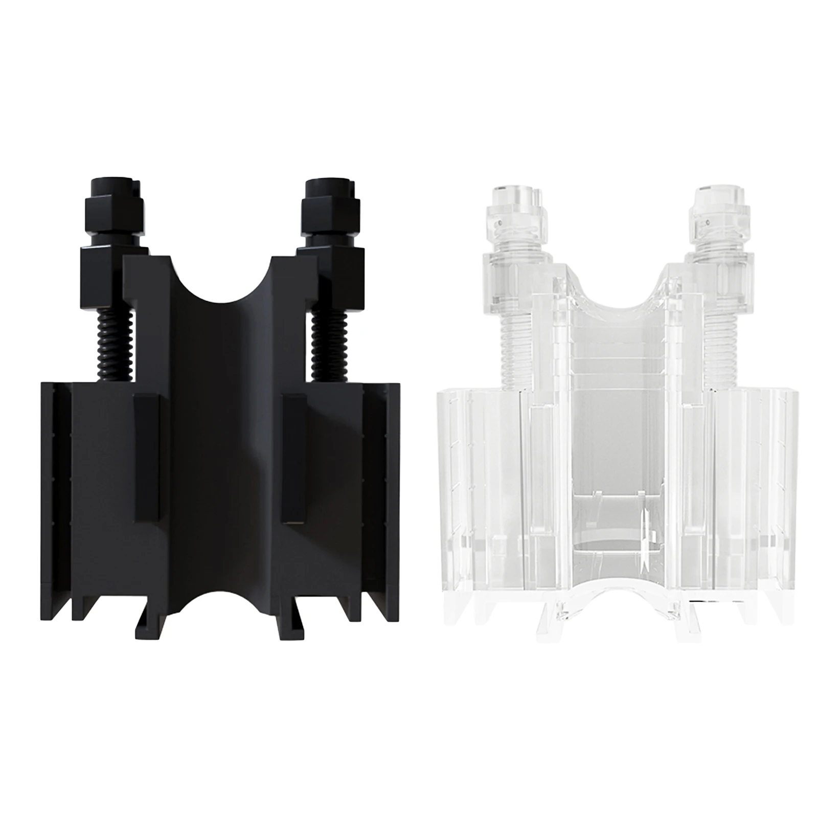 Практичный аквариум водопроводные трубы зажим Пластик Рыбалка трубка для